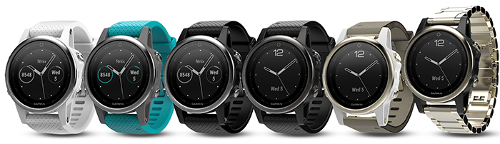 modelos de garmin fenix 5
