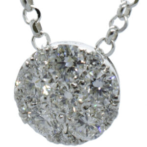 Colgante de Diamantes y cadena con Diamantes Zita
